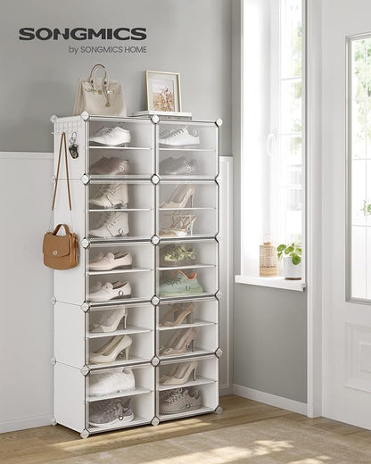SONGMICS Shoe Rack Organizer, 10-Tier Shoe Storage Cabinet