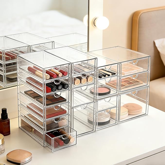 Prsildan Acrylic Drawer Organizer
