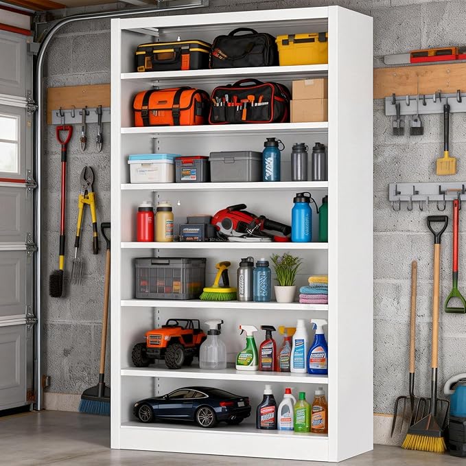 6-Tier Adjustable Steel Garage Storage Shelf