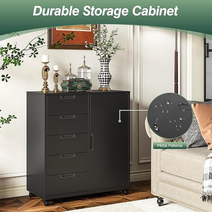 MIIIKO 5 Drawer Storage Cabinet