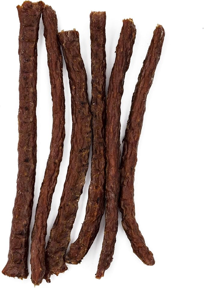 Flourish Pets Berkshire Pork Jerky/Meat Sticks, Dog Treats, Healthy Pet Training Chews (1 Pound)