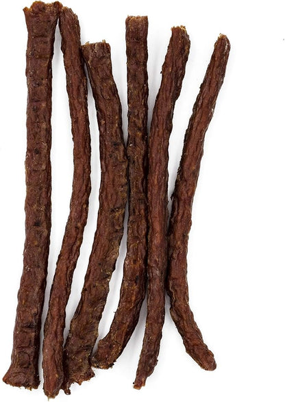 Flourish Pets Berkshire Pork Jerky/Meat Sticks, Dog Treats, Healthy Pet Training Chews (1 Pound)