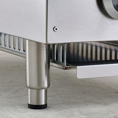 Kratos 15" Wide Commercial Countertop Griddle, Gas Hot Plate