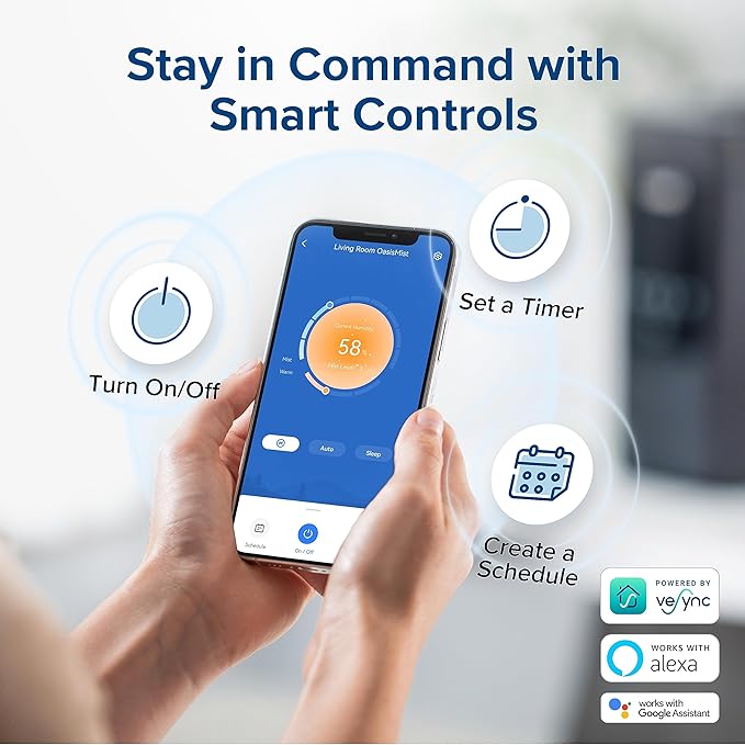 LEVOIT 6L Smart Warm and Cool Mist Humidifiers