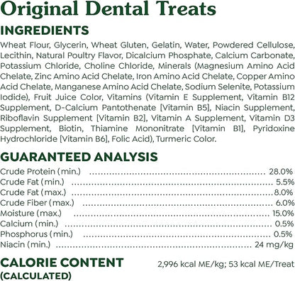 Greenies Original Petite Dental Dog Treats, 6 oz. Pack (10 Treats)