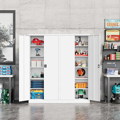 Metal Storage Cabinet-71” Tall Steel File Cabinets
