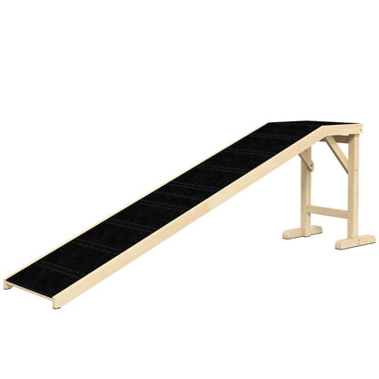 Dog Ramp For Bed, Pet Ramp For Dogs With Non-Slip Carpet And Top Platform