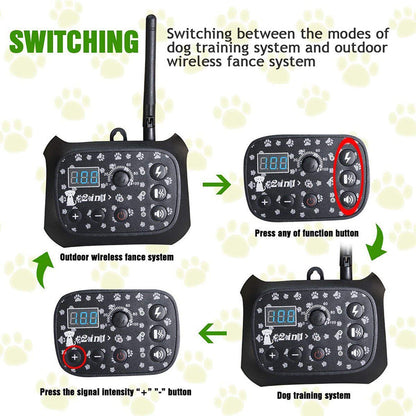 Automatic Remote Control Dog Trainer Pet Wireless Fence