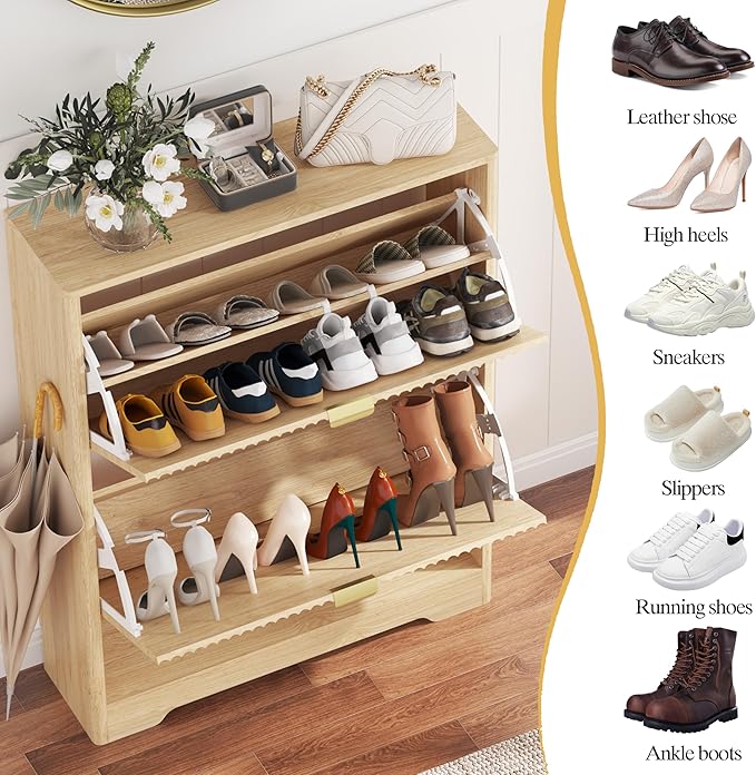 Shoe Cabinet Storage for Entryway