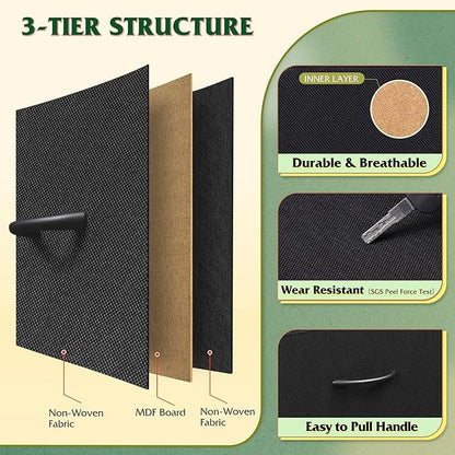 WLIVE Tall Dresser for Bedroom, Fabric Dressers Storage Tower, Dresser & Chest