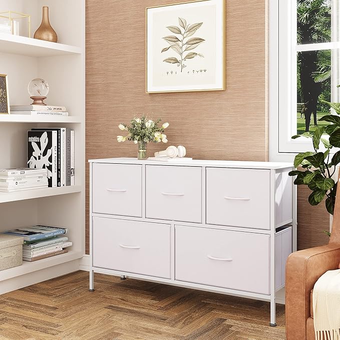 WLIVE White Dresser for Bedroom