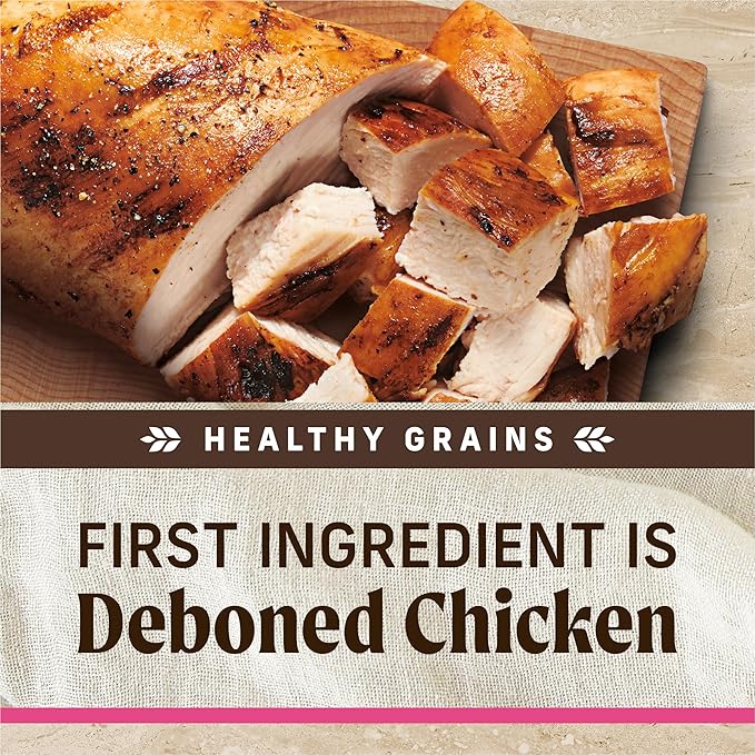 Merrick Healthy Grains Premium Dry Dog Food For Small Dogs, Wholesome and Natural Kibble, Small Breed Recipe - 4.0 lb. Bag