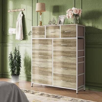 WLIVE Tall Dresser for Bedroom, Fabric Dressers Storage Tower, Dresser & Chest