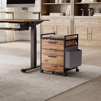 EUREKA ERGONOMIC 2-Drawer Mobile File Cabinet