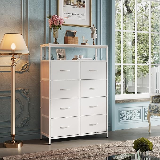 WLIVE Fabric Dresser for Bedroom