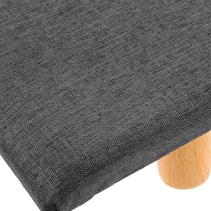 Bench Wood Seiza Stool with Cushion for Prayer and Ergonomic Single-Leg Balance Chair Stable Posture Support Grey Seat for Adults