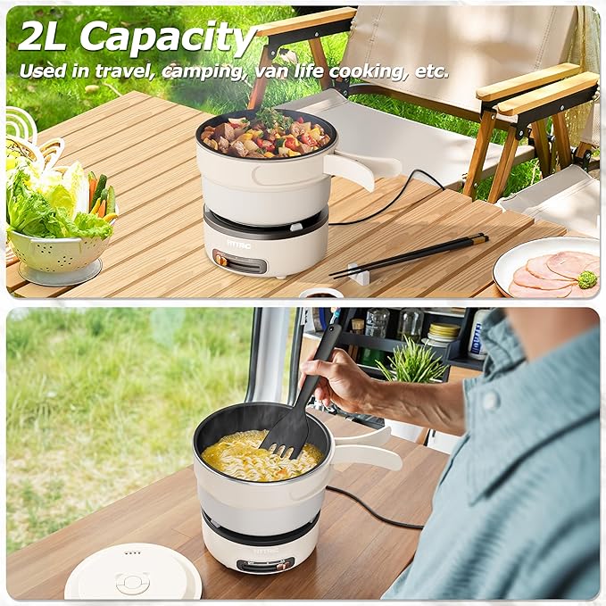 HYTRIC Electric Cooker, 2L Portable Electric Cooker