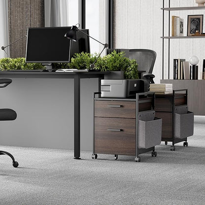 EUREKA ERGONOMIC 2-Drawer Mobile File Cabinet