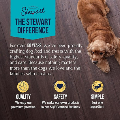 Stewart Chicken Liver Dog Treats, 16.8 oz, ~315 Pieces, Freeze Dried Raw, Single Ingredient, 60% Protein Training Treats or Meal Topper in a Value Size Resealable Tub, Grain Free, Gluten Free