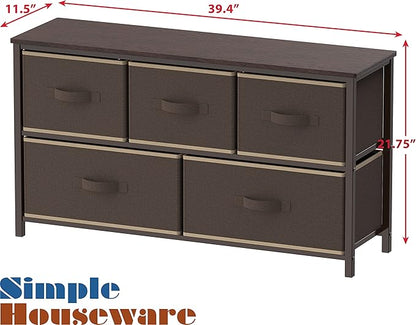 Simple Houseware Wide Dresser for Bedroom