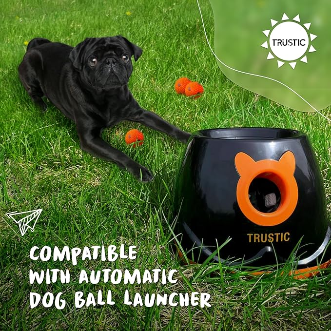 Balls 2 inch for Small and Medium Size Dogs - for Automatic Dog Ball Launcher, Playing Fetch, and Dog Toy (Balls Pack of 8)