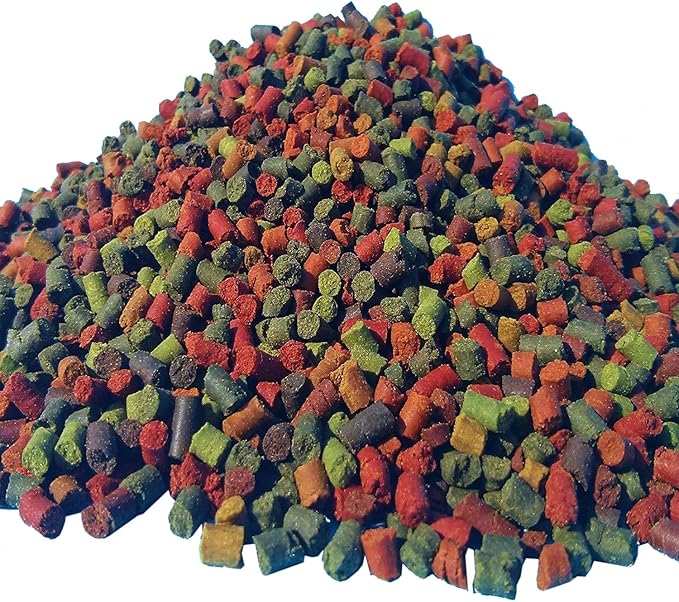 Aquatic Foods Inc. Ultra 8 Type 1/8" x 5/16" Sinking Tropical Mix Bits, Shrimp, Snails, Discus, Cichlids, Pelcos, Cories, All Community Tropical Fish…1/2-lb