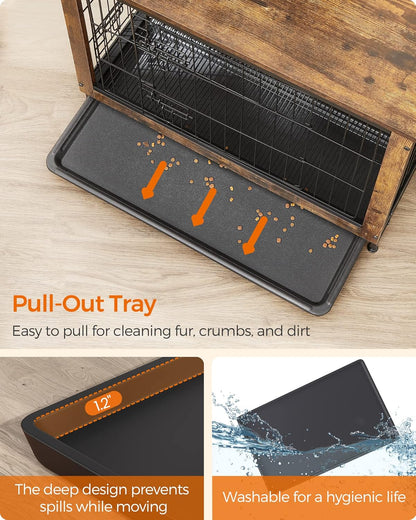 Feandrea Dog Crate Furniture. Everyday comfort that fits naturally into your space.