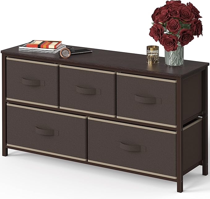 Simple Houseware Wide Dresser for Bedroom