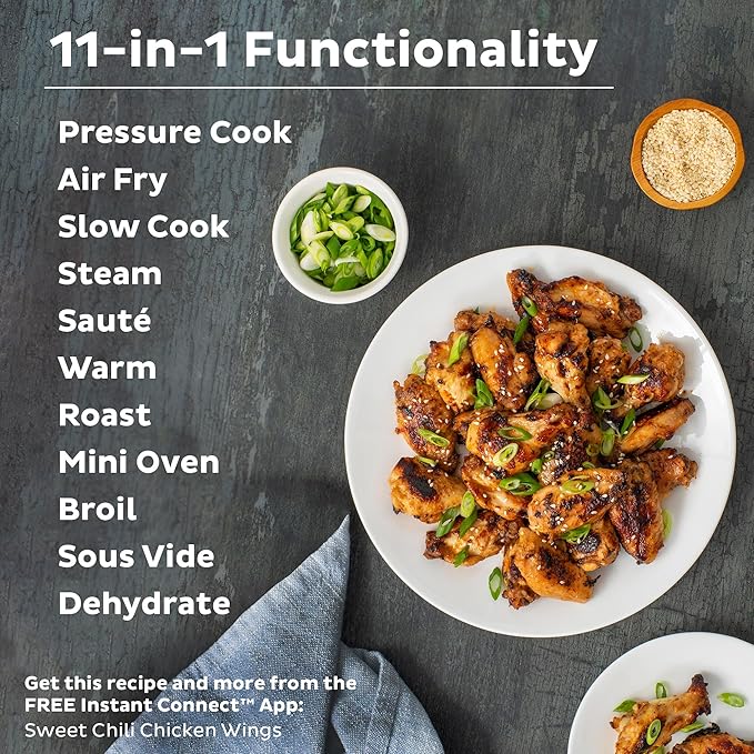 Instant Pot Duo Crisp 11-in-1 Air Fryer and Electric Pressure Cooker Combo