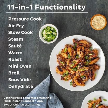 Instant Pot Duo Crisp 11-in-1 Air Fryer and Electric Pressure Cooker Combo
