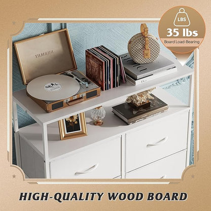 WLIVE Fabric Dresser for Bedroom