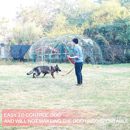 Dog/Puppy Obedience Recall Training Agility Lead - 15ft 20ft 30ft 40ft 50ft Training Leash - Great for Play, Camping, or Backyard - Black 40ft (40Feet, Black)