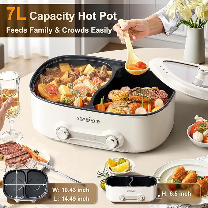 Stariver 7L Electric Hot Pot