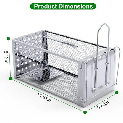 Single Door Rat Trap Cage Humane Rodent Trap Mouse Trap