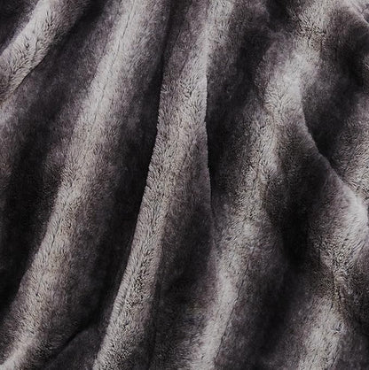 Electric Heated Blanket Throw Size 50"x60", Fast Heating Throw, Plush Faux Fur