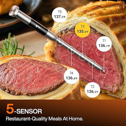 Typhur Sync Oven with Smart AI Wireless Meat Thermometer Probe, 12‑in‑1