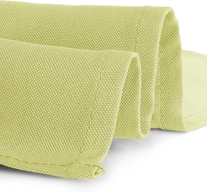 Gee Di Moda Rectangle Tablecloth - 60 x 126 Inch Yellow Table Cloth for 8 Foot Rectangle Tables - Heavy Duty Washable Fabric - for Holiday Party, Dinner, Weddings, Baby Shower & Events
