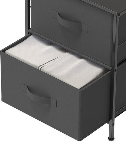SIMPLE HOUSEWARE 2 Tier Night Stands Dresser