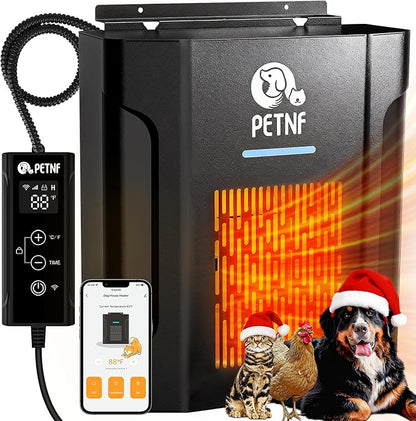Dog House Heater – 45℉ to 113℉ Thermostat Controlled Pet House Heater