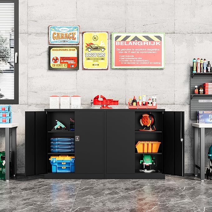 Metal Storage Cabinet-36” Tall Steel File Cabinets
