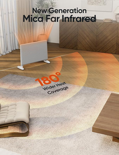 Ballu Mica Infrared Space Heater Indoor Use, Large Room Panel Heater