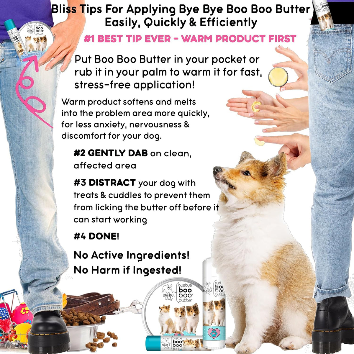 The Blissful Dog 1 oz TIN Shetland Sheepdog Booboo Butter