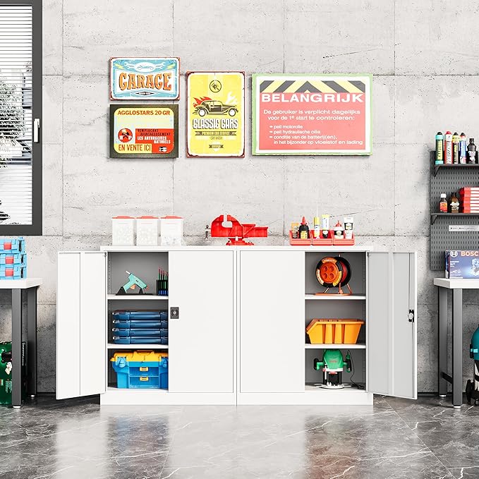 Metal Storage Cabinet-36” Tall Steel File Cabinets