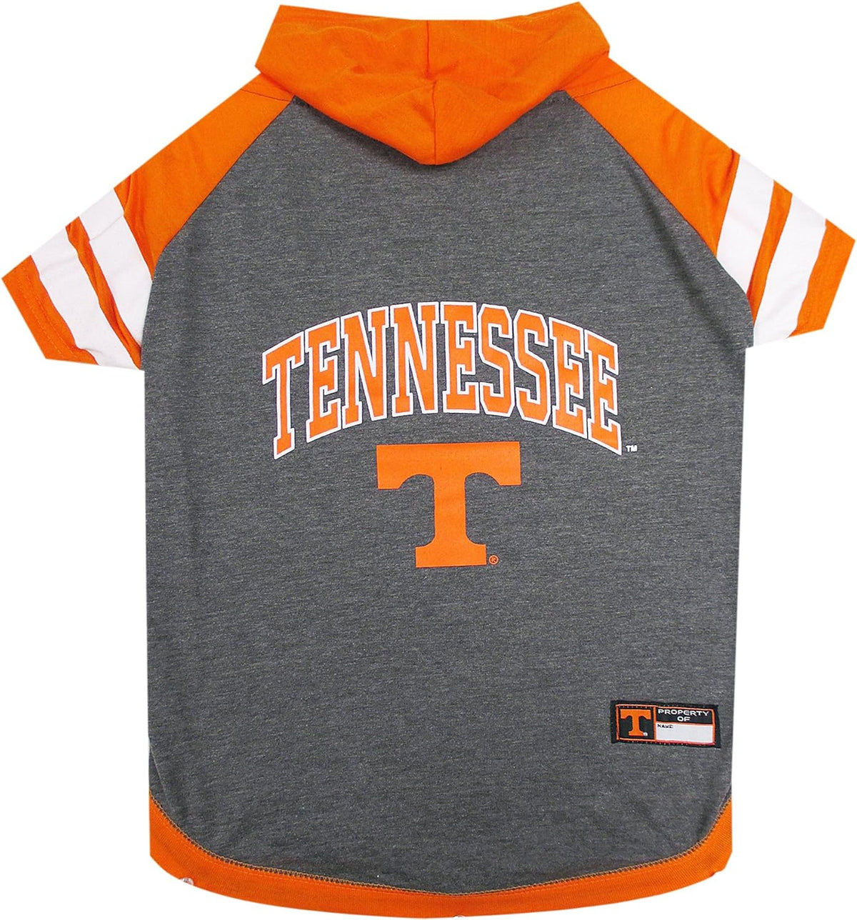 NCAA Tennessee Volunteers Hoodie for Dogs & Cats, Small Collegiate Licensed Dog Hoody Tee Shirt. Sports Hoody T-Shirt for Pets. College Sporty Dog Hoodie Shirt.