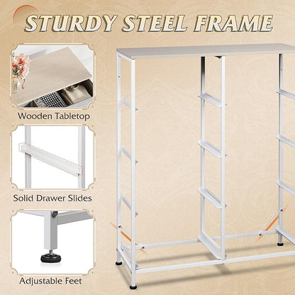 WLIVE Fabric Dresser for Bedroom, Tall Dresser