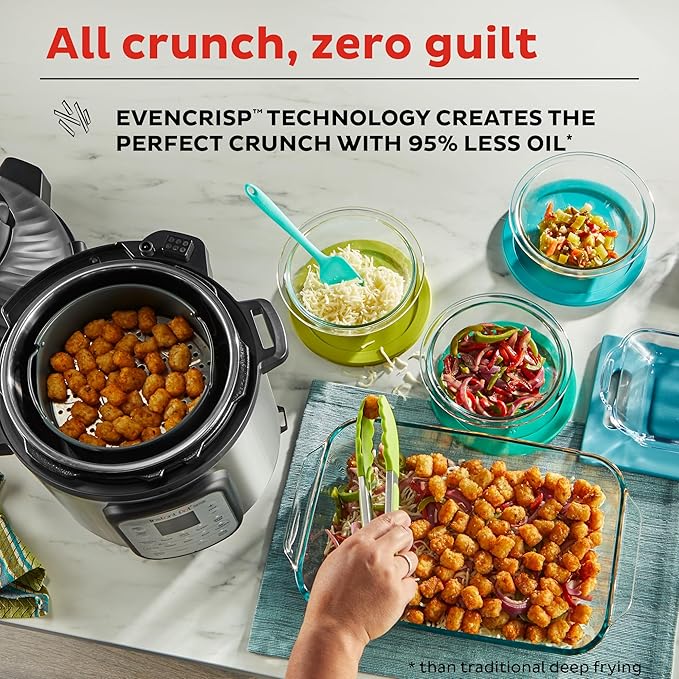 Instant Pot Duo Crisp 11-in-1 Air Fryer and Electric Pressure Cooker Combo