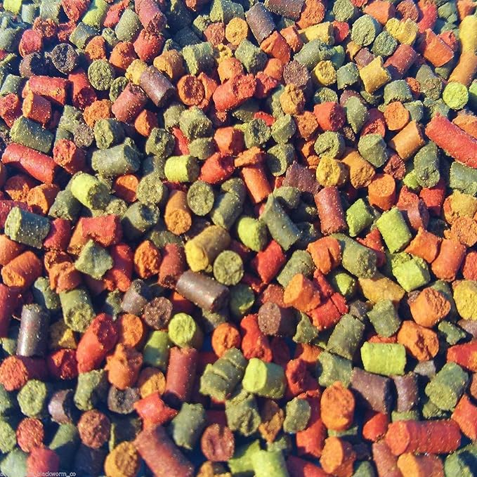 Aquatic Foods Inc. Ultra 8 Type 1/8" x 5/16" Sinking Tropical Mix Bits, Shrimp, Snails, Discus, Cichlids, Pelcos, Cories, All Community Tropical Fish…1/2-lb