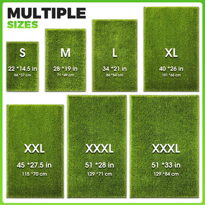 Hompet Artificial Grass for Dogs, 51"x28", Professional Dog Grass Mat, Easy to Clean with Drainage Holes, Potty Training Pad and Replacement Fake Grass Turf, Outdoor Rug Patio Lawn Decoration