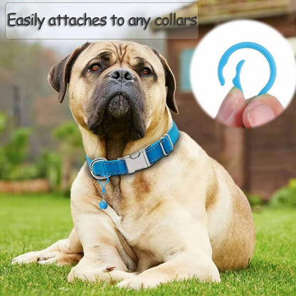 Pet Bells For Collars, 6pcs Dog Bells Cat Bells Multi Color Dog Collar Charms Pet Pendant Accessories With Clasps