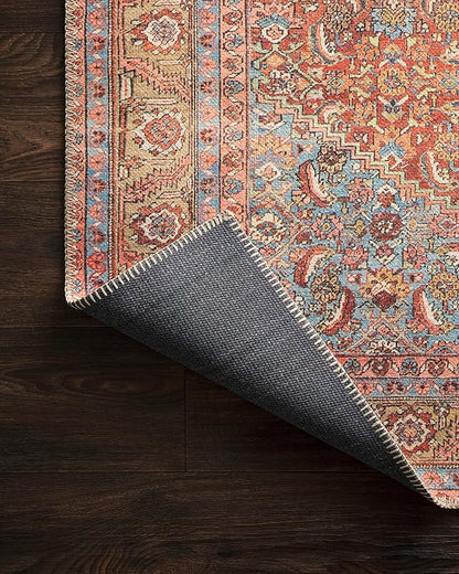 Loloi Loren Collection LQ-06 Red/Multi 7'-6" x 9'-6" Area Rug